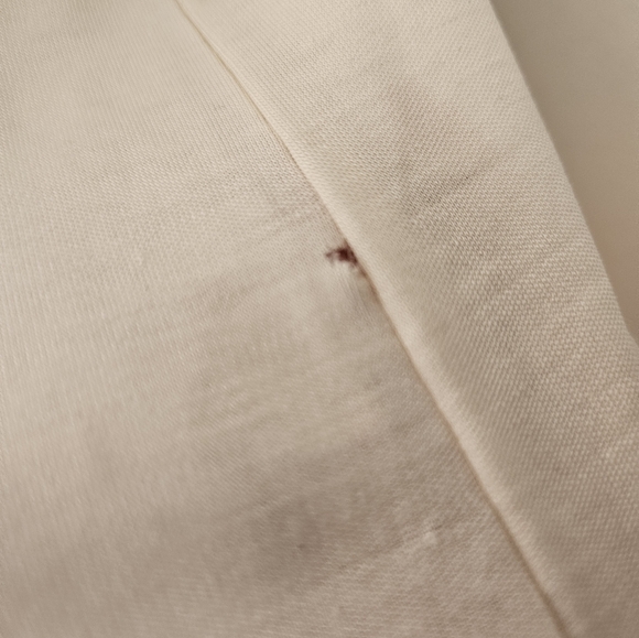 Massimo Dutti Button Shoulder Cream Jersey Top NWT - Picture 9 of 9